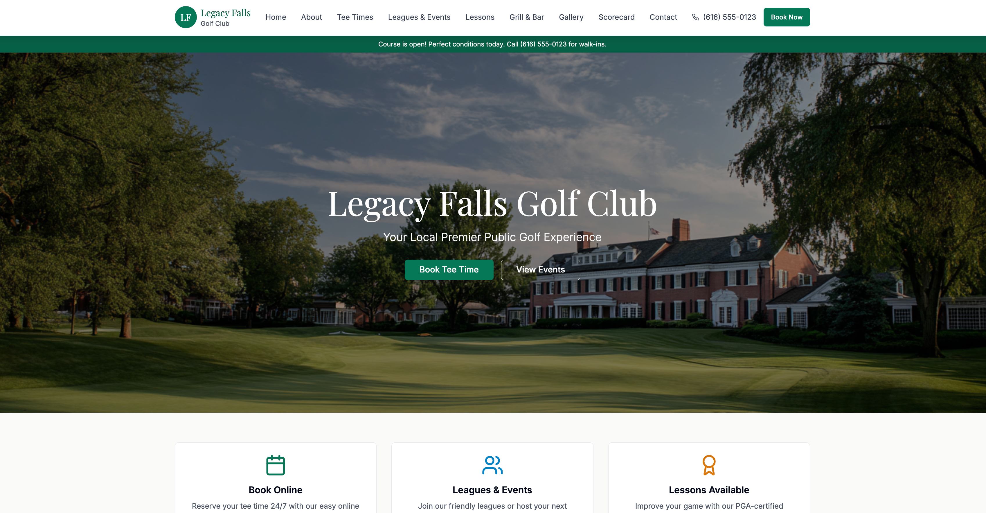 Legacy Falls Golf Club